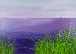 Purple Glow, 2019 by Sandy Iseli