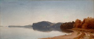 Hook Mountain, near Nyack, on the Hudson by Sanford Robinson Gifford