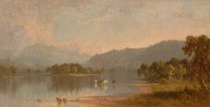 Mount Washington from the Saco River by Sanford Robinson Gifford