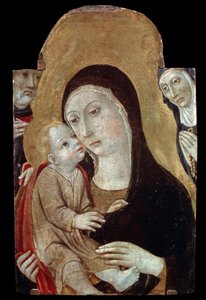 The Virgin and Child with Saints by Sano di also Ansano di Pietro di Mencio Pietro