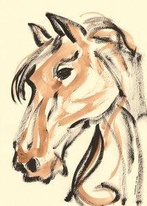 Abstract Horse Sketch by Santhosh ch