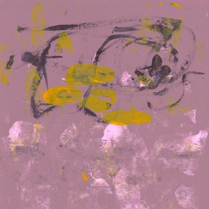 Abstract Mauve Gold Strokes by Santhosh ch