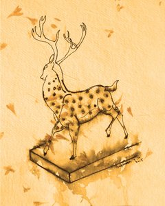 Elegant Spotted Stag by Santhosh ch