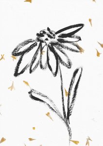 Flower With Falling Petals by Santhosh ch