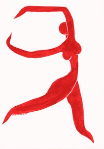 Graceful Red Dancer
