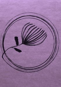 Minimal Purple Flower Circle