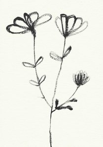 Minimalist Floral Sketch by Santhosh ch