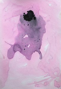 Pink Ink Abstract Flow