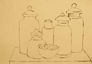 Simple Kitchen Jars Still Life by Santhosh ch