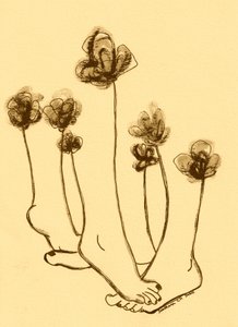 Whimsical Feet Flowers