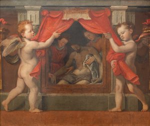 Pietà with two cherubim, c. 1576