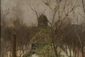 Park of Moulin de la Galette by Santiago Rusiñol