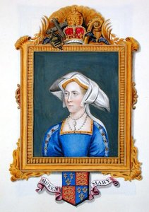Portrait of Anne Boleyn wrongly called Queen Mary from 