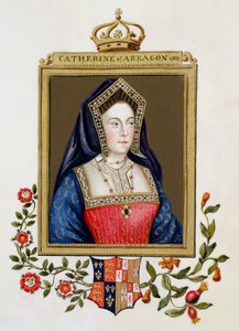 Portrait of Catherine of Aragon (1485-1536) 1st Queen of Henry VIII from 