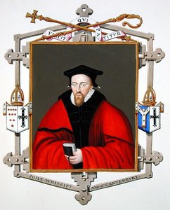 Portrait of John Whitgift, Archbishop of Canterbury from 