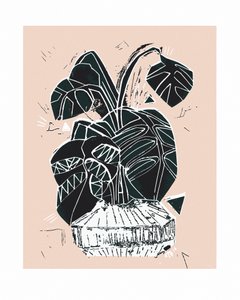 Abstract Potted Plant
