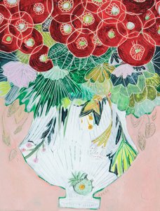 Vibrant Floral Vase