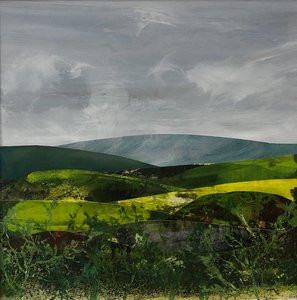 Somerset landscape, 2023 by Sarah Thompson Engels