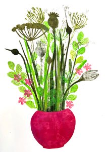 Red vase 2