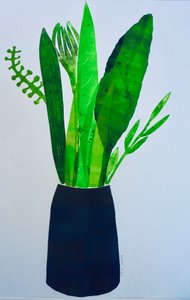 Vase of Leaves