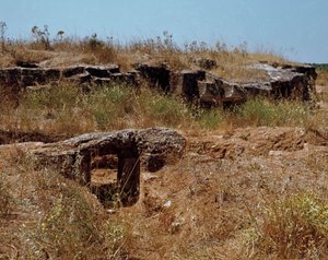 Nuragic culture: ruins of the prenuragic city on the megalithic site of Anghelu Ruju: the central tower by Sardinia Nuragic Civilization