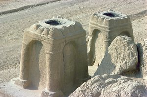 Fire altars by Sasanian School