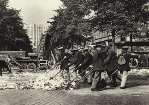 Berlin: Street Sweepers on the Wittenberg Platz by Sasha Stone