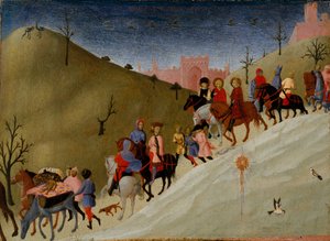 The Journey of the Magi by Sassetta