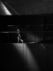 Walking Through Light