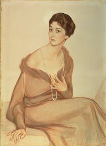 Portrait of Vanda Weiner by Savelij Abramovich Sorin