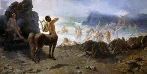 Centaur Chiron attempting freedom