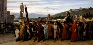 The Funeral of Buondelmonte by Saverio Altamura