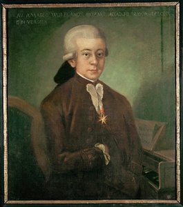 Mozart as Knight of the Golden Spur by Saverio dalla Rosa