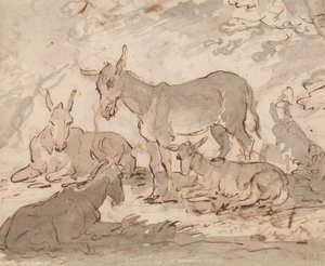 Donkeys by Sawrey Gilpin