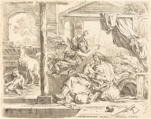 The Dream of Saint Joseph by Sébastien Bourdon