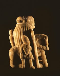 Knight chess piece by Scandinavian School