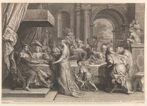 Salome Shows the Head of John the Baptist to Herod