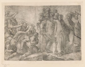 Christ Heals Lepers by Schiavone