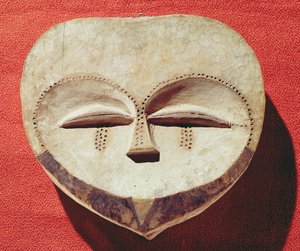 Janus Mask, Kwele Population, Congo by School African