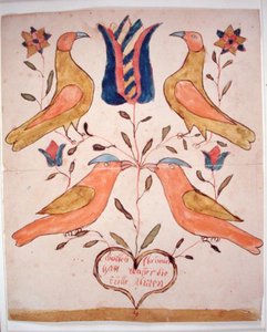 Four Birds, Tulip and Heart