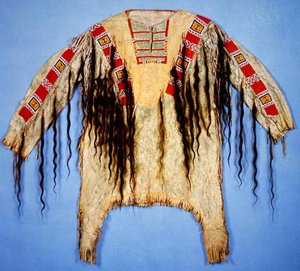 Fringed Shirt, Sioux Tribe by School American