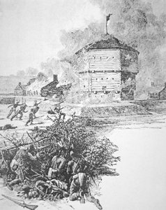 Siege of Fort Detroit by Pontiac, Chief of the Ottawa tribe in the spring of 1763