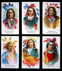 Six Notable Sioux Leaders by School American