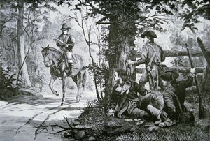 The capture of Major John Andre by School American