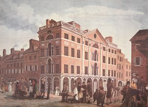 The corner of Third and Market Streets, Philadelphia by School American