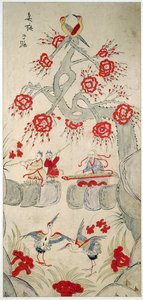 Panel from an Eight-Fold Screen Depicting Famous Stories of China by School Chinese