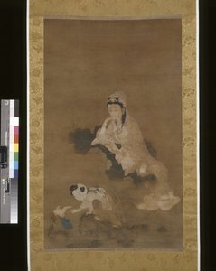 Avalokitesvara (Guanyin) On Lotus by School Chinese