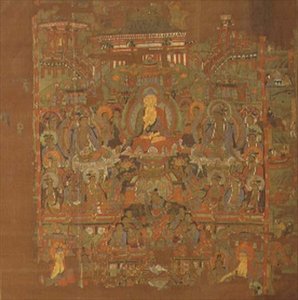 Paradise of Bhaisajyaguru, 8th-9th Century, Tunhuang by School Chinese