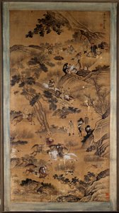 Hunting Scene, 17th Century by School Chinese