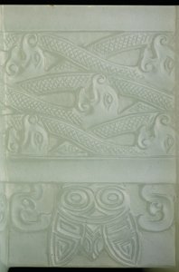 Detail of an archaistic vessel and cover, Tulu, Qianlong Period (detail) by School Chinese